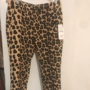 COPY - NWT! Zara Cheetah Straight Leg Pant
